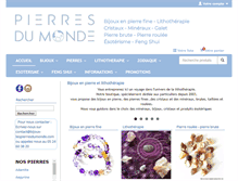 Tablet Screenshot of bijoux-lespierresdumonde.com